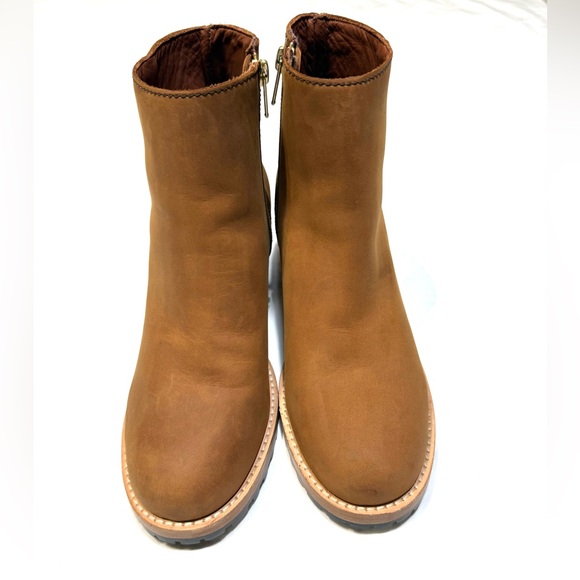 Patina Portland Leather Goods Women Canyon Brown Ankle Boots Size 9 - Picture 2 of 9